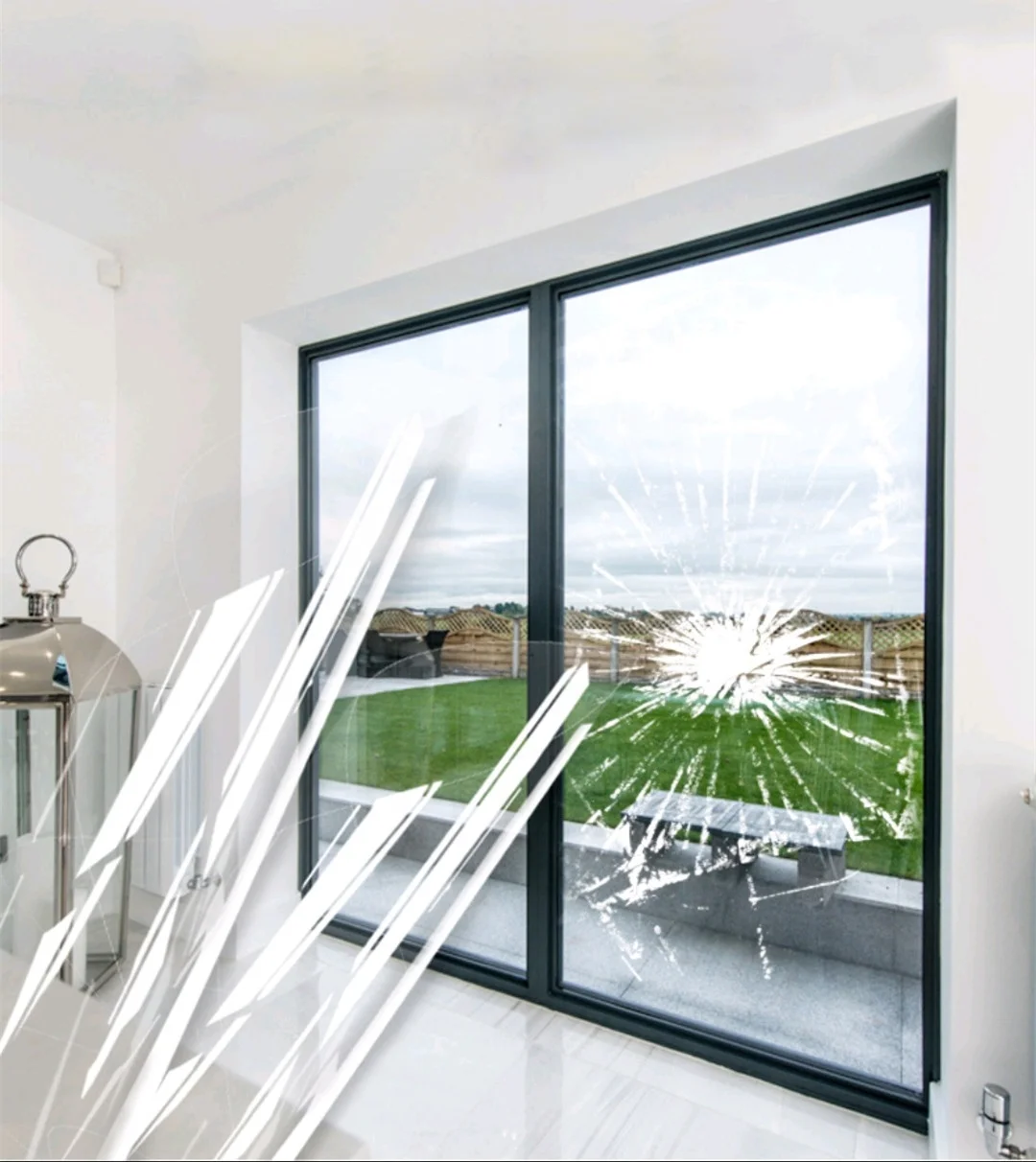 Safety & Security Window Film Anti Shatter Clear Glass Protection Bomb Film