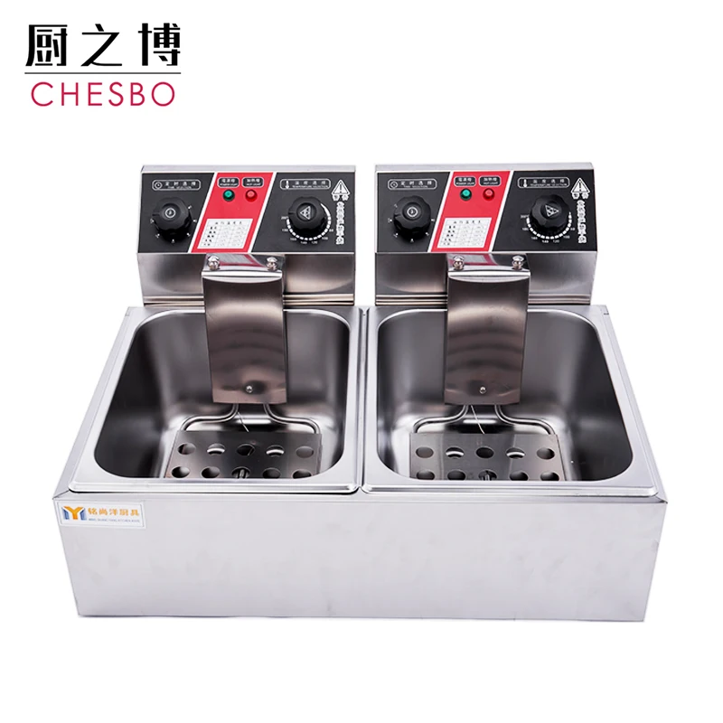 Professional supplier electric deep fryer deep frying potato machine for potato chips french fries