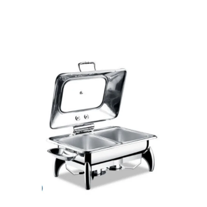 Luxury Hotel Catering Equipment Stainless Steel Chafing Dish Buffet Round Square Rectangular Food Warmer Buffet