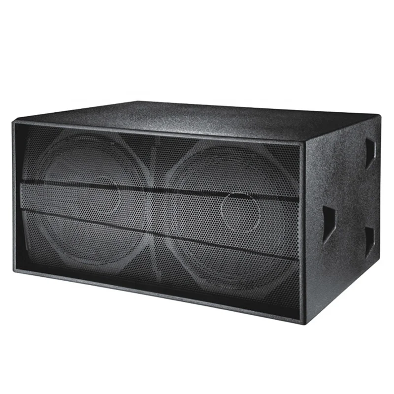 Double 18inch subwoofer sub woofer 1200w rated power S-218 18 inch subwoofer speaker for large events