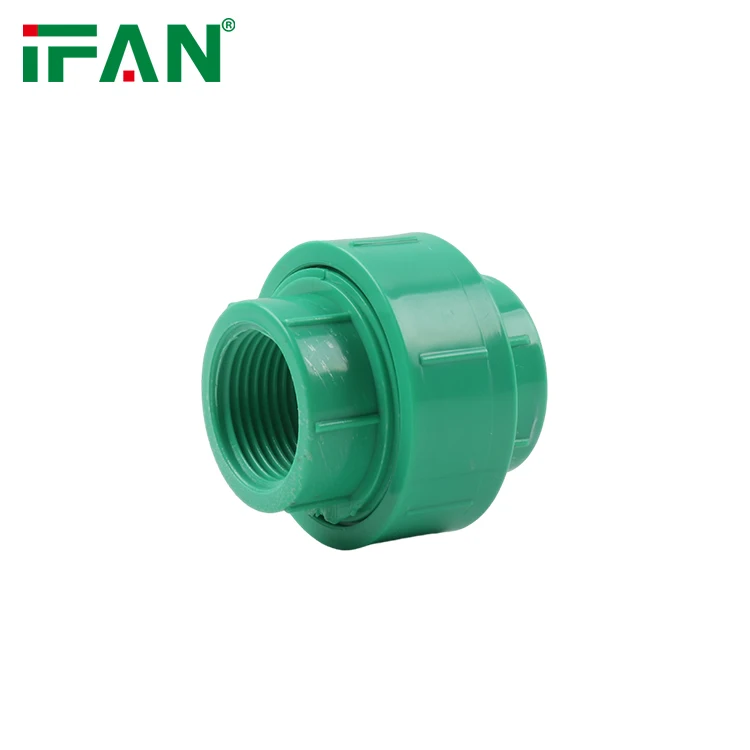 IFAN Hot Sale Plumbing Fittings PVC 1/2'-2' UPVC Pipe Fitting Green Union UPVC Fitting
