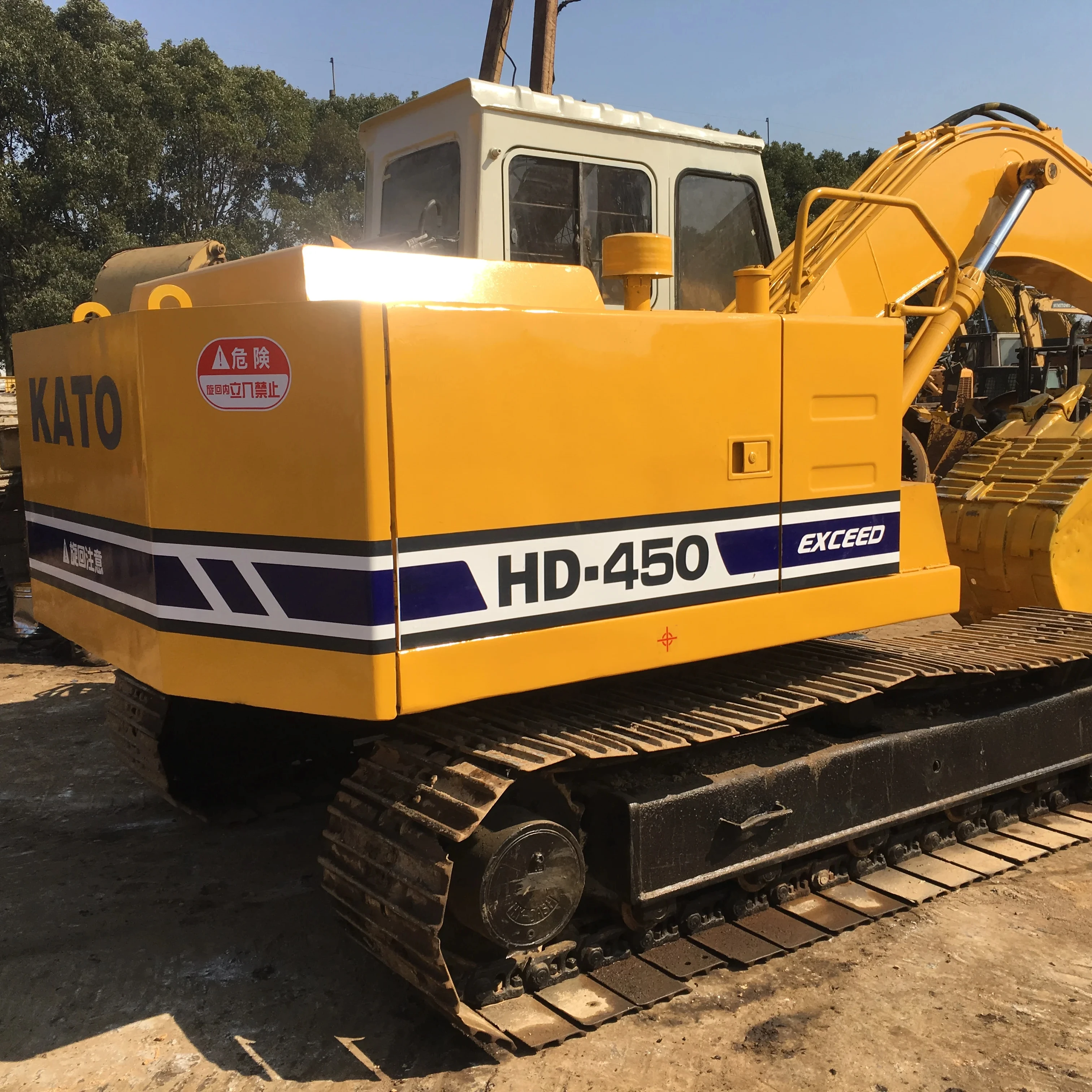 Used KATO 450-7 KOMATSU PC400 PC450 Japan original crawler excavator , secondhand Japan mini digger excavator