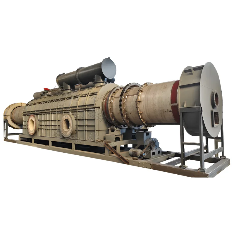 Automatic Biomass carbonization Pyrolysis Plant For Biochar Mobile Biochar Machine