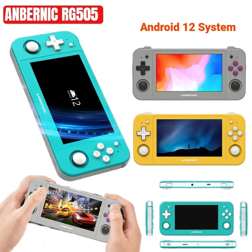RG505 Android12.0 система 4 95 дюймов ooled IPS сенсорный экран Unisoc tiger T618 ЦП с Холлом джойстик 6-осевой