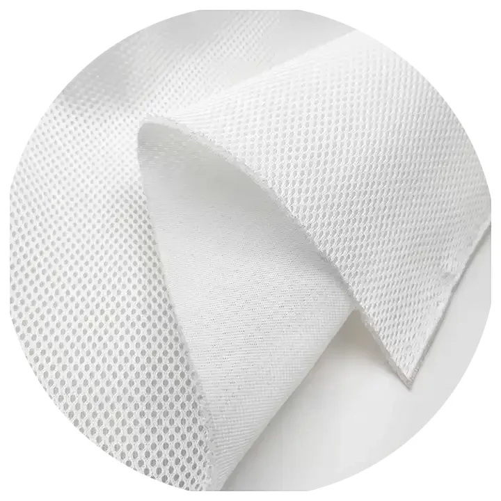 Fabric In Stock Quick Dry 3d Air Mesh Fabric Spacer Sandwich 3D Mesh Fabric For Sports Shoes Mattress