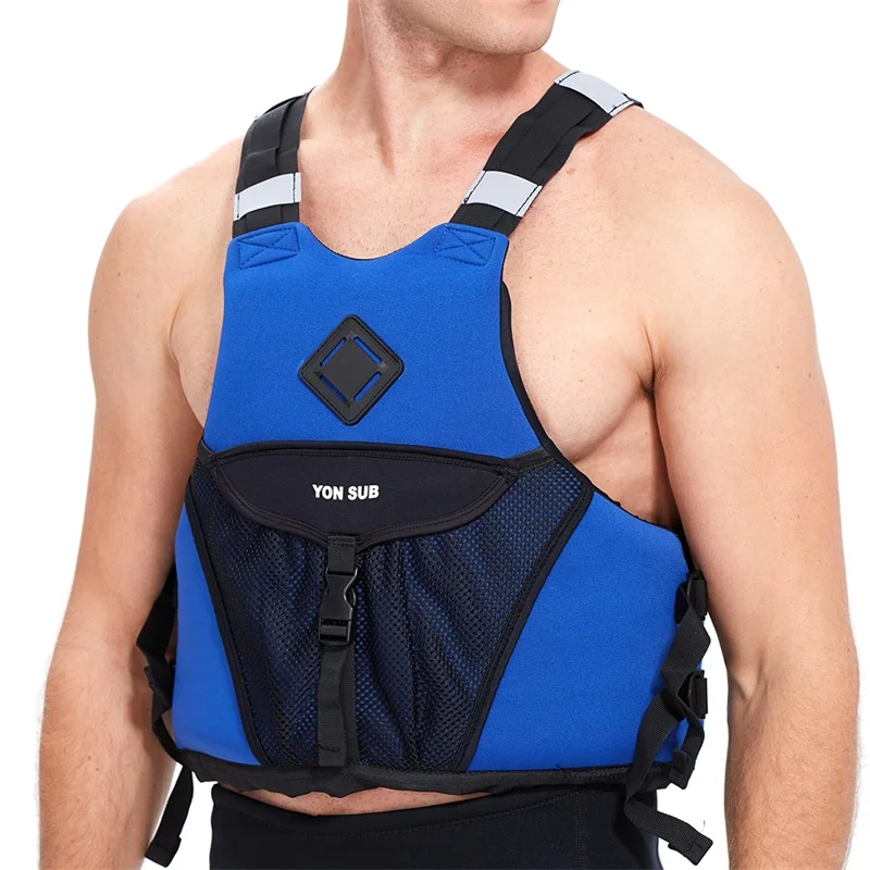 Leisure life jacket kayaking lifejacket for fishing kayaks and recreation kayaks motorcycle vest men