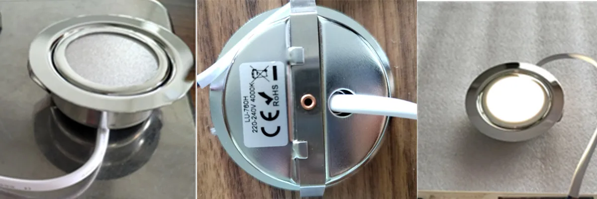 3W Recessed Mini Led Downlight Down Light Spotlight SMD Lighting Downlights Alloy Plated Dealing 4000K