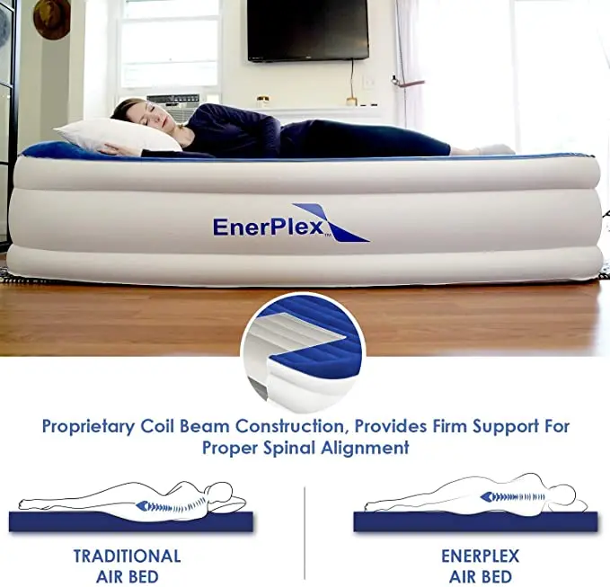 Cheap Twin Air Mattress inflatable sofa chair Travel Home Luxury 15-Inch Double Height air sofa inflatable Bed living room sofas