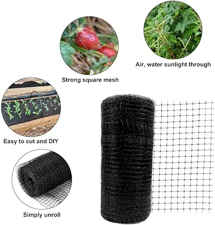 Garden Netting Heavy Duty Plant Protection Extra Strong Woven Mesh Net for Birds Deer Animals