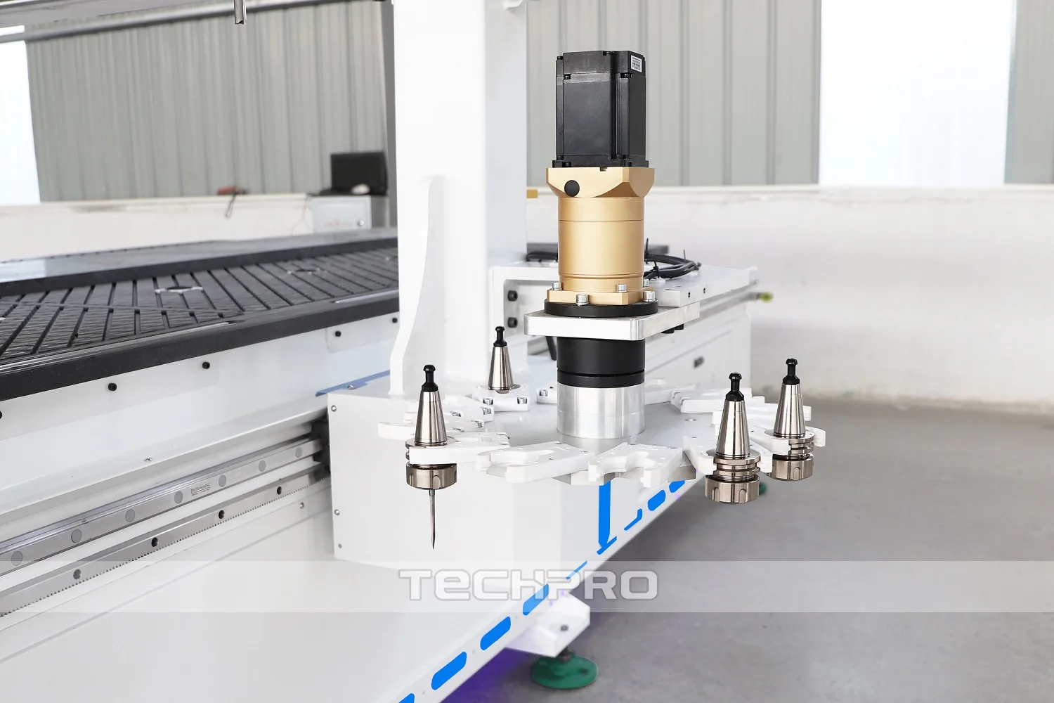 4 Axis CNC Router Foam Wood Sculpture 180 Degree Swing Head 4 Axis CNC Router for Foam Engraving Machinery