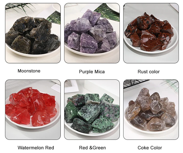 CELION Wholesale Natural Stones Bulk Crystals Healing Stones Clear Rose Quartz Crystal Raw Crystals for Scented Candles