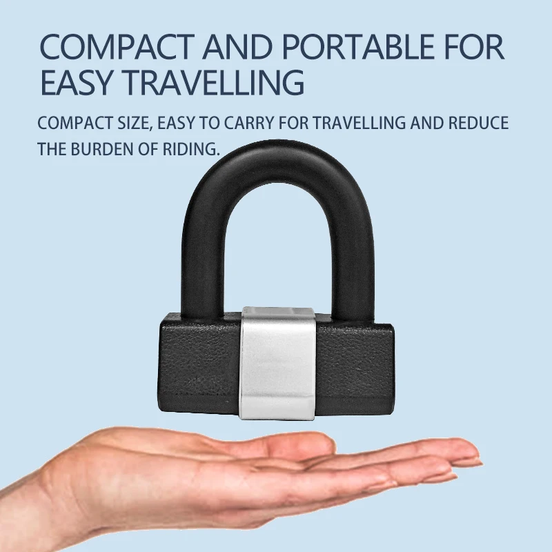 SENDE  ART Bike U-Lock with chain  Anti-theft High quality security Accessory for E-scooter E-Bike Bicycle Motor bike u Lock