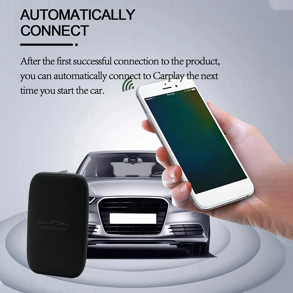 Wireless Android Auto Adapter Carplay Ai Box Car Multimedia Video Box Bluetooth-Compatible Dongle For Car Netflix YouTube Google