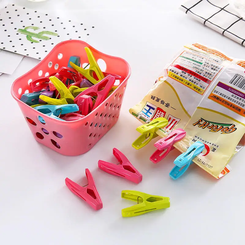 Multifunctional 30pcs Plastic Clothes Pegs Laundry Clothespin Quilt Towel Clips Spring Basket Cabides Hanger Shoes Storage