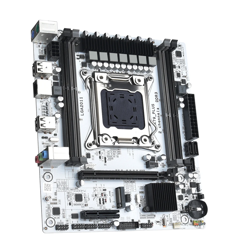 Sever Gaming lga 2011x79 X79 _ plus материнская плата с поддержкой ddr3 128 ГБ оперативной памяти M.2 SSD