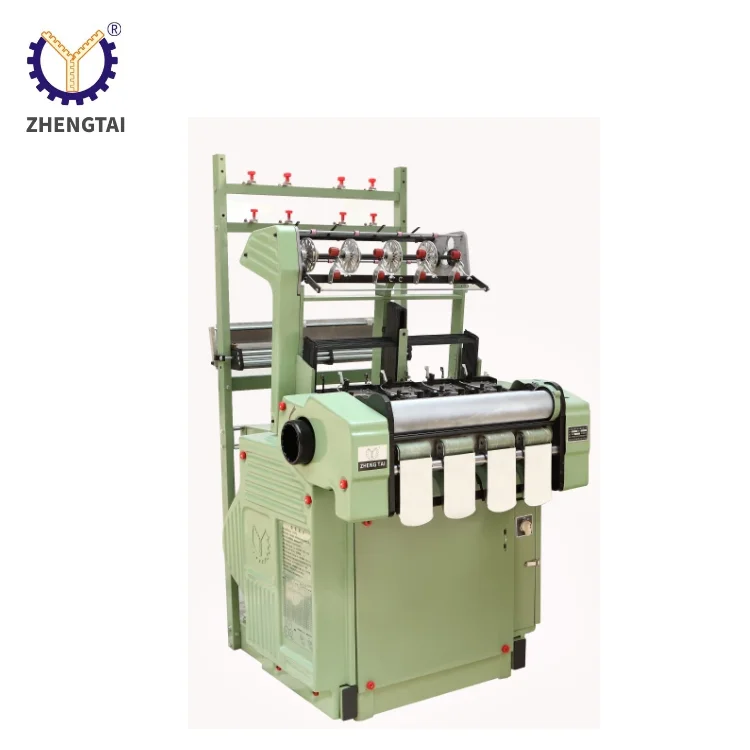 Zhengtai Nylon Webbing Strap Weaving Machine Textile Jacquard Needle Loom Label Machinery For Elastic Band