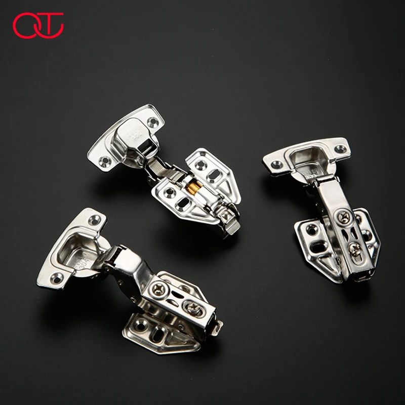 High Quality Soft Closing SS Polished Removable Folding Concealed Hidden Cupboard Door Cabinet Hinges