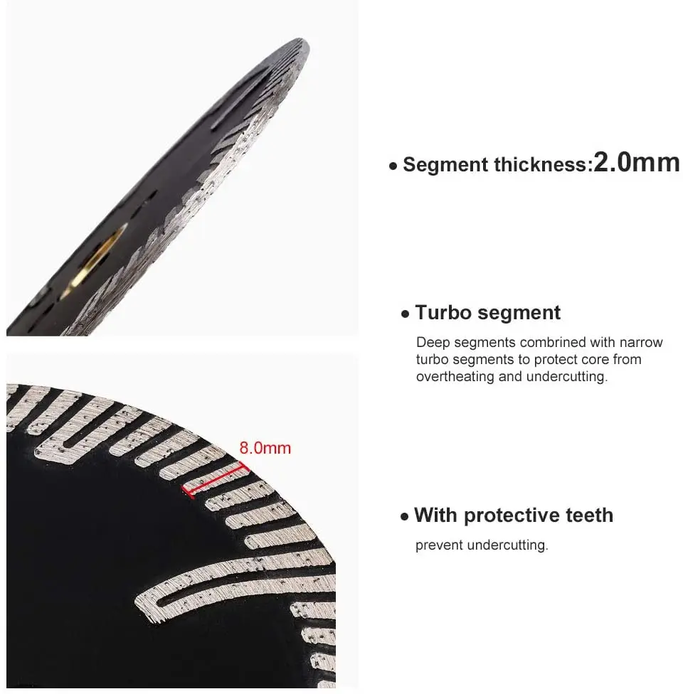 DEYI  Natural stone cutting tool granite cutting blade diamond saw blade