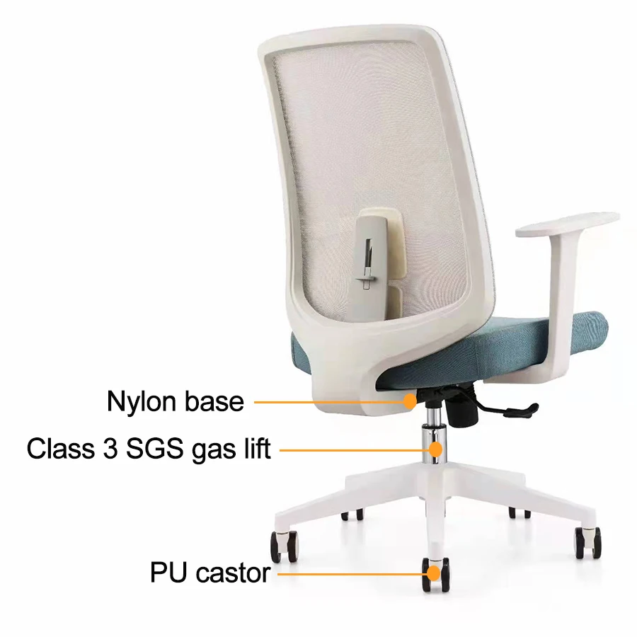 Modern Swivel Secretary Screw Lift Mesh Training Reclining Ergonomic  Office Chairs