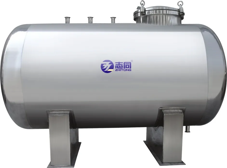 Zhitong 20000 liter 304/316L stainless steel storage water tank big capacity OEM