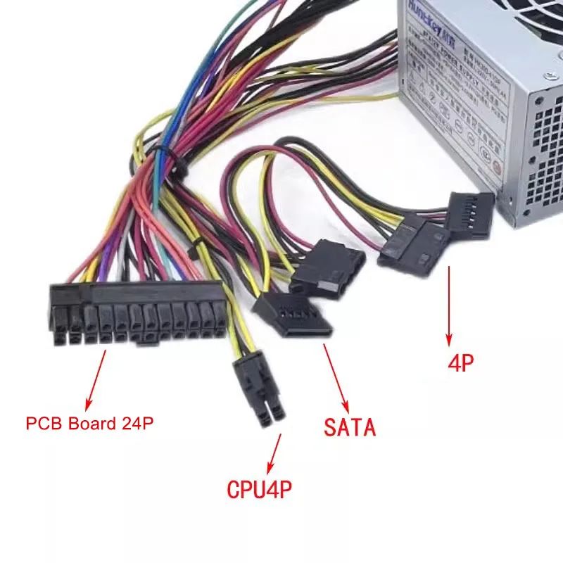 Zumax 250W 300W 350W 450W Silent Mini Atx Power Source iTX / Flex  PSU Computer Power Supply FSP180-55SFX