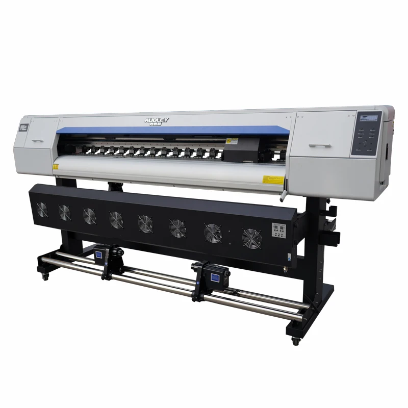 Audley Large Format I3200 4720 Head Digital Printer sublimation eco solvent Plotter 1900mm Inkjet Printer 4 Color/cmyk