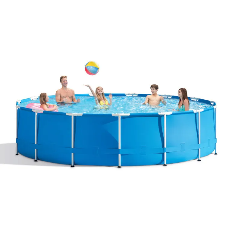 Movable Steel  Frame Pool Folding Stable Above ground Swimming Pool