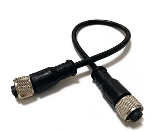 m12 circular connector right angled ip67 pcb 2 pin connector m12 m12 to rs232 cable connector