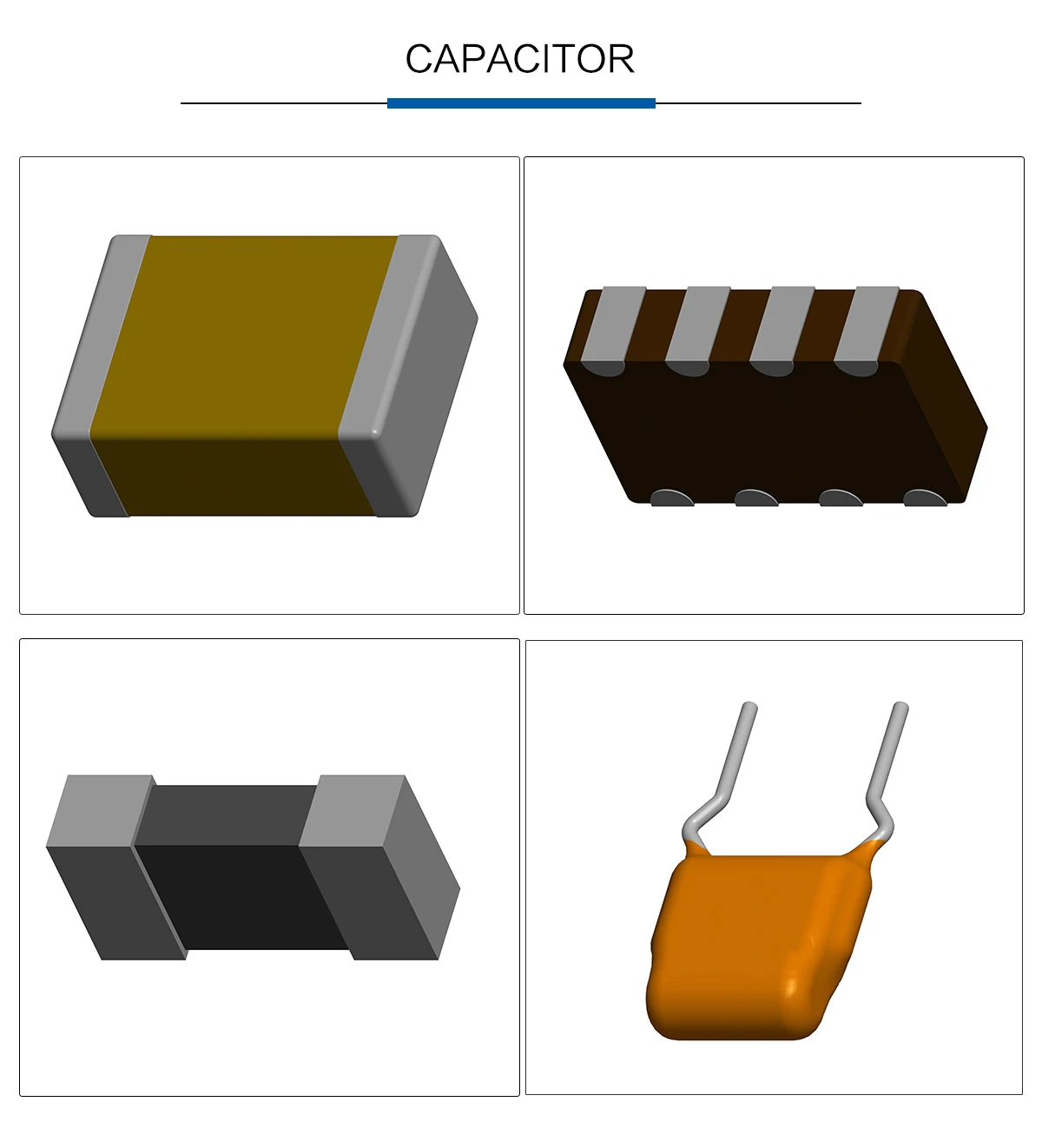 SMD capacitor 1206 is suitable for electrical equipment such as microwave ovens