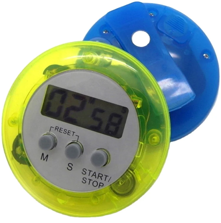 Kitchen Tools Fridge Magnetic Electronic Round Shape 100 Minutes Digital Countdown Timer