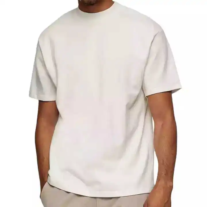 Футболка квадратной формы на заказ плотная 240 gsm 100% хлопок толстая футболка большого размера плеча с ложным вырезом