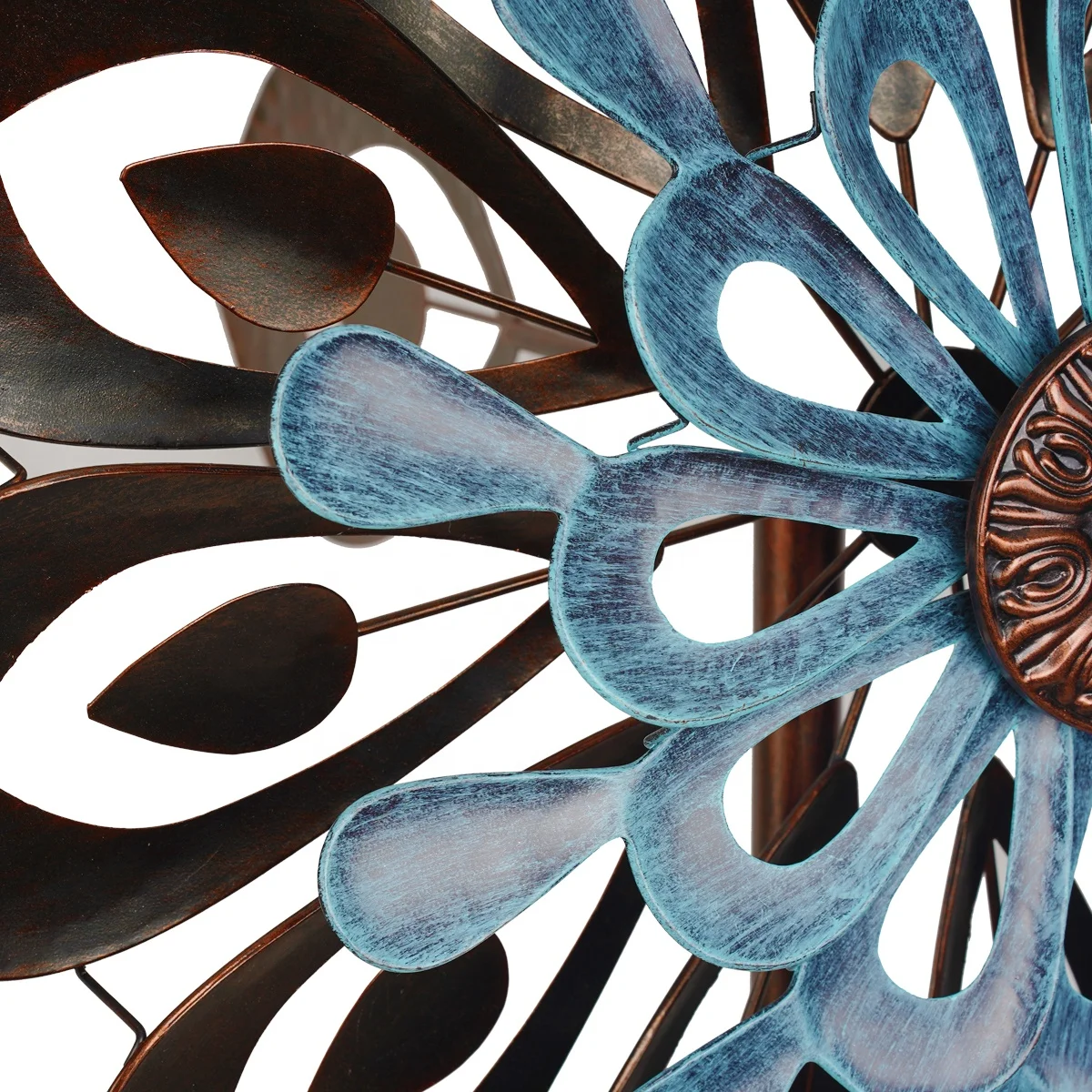 Hourpark Hot-selling garden decoration kinetic metal windmill outdoor wind spinners