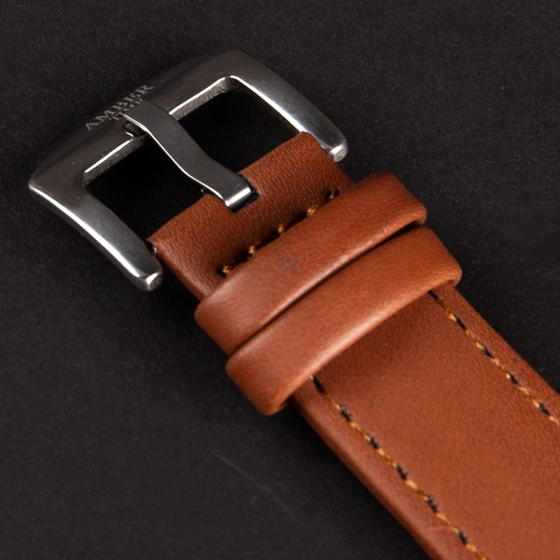 Minimalist Luxury Men Wrist Watch 30M Waterproof Business Casual Leather Strap Quartz Watch