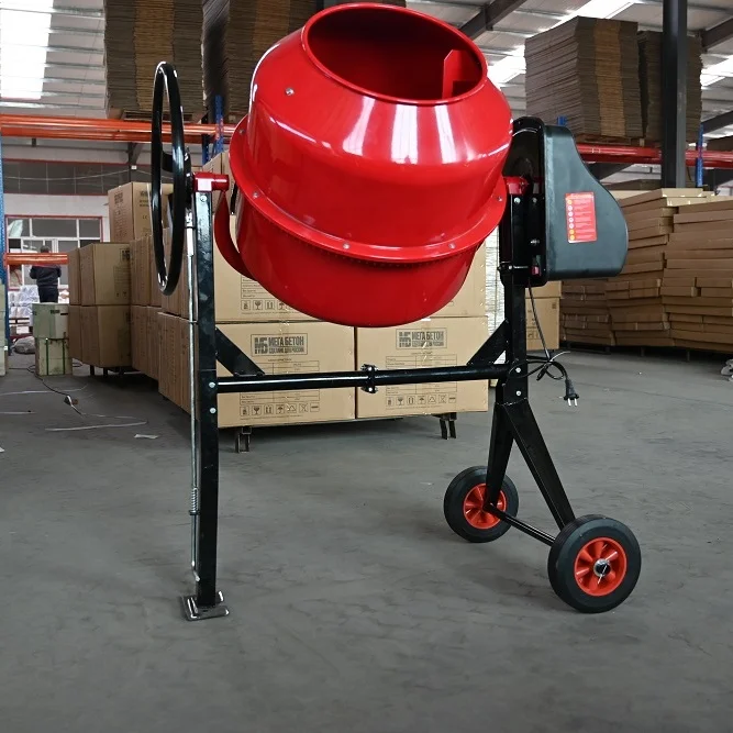 Factory direct supply 90L 120L 800L portable small Electric cement concrete mixer machine mobile mortar feed drum concrete mixer