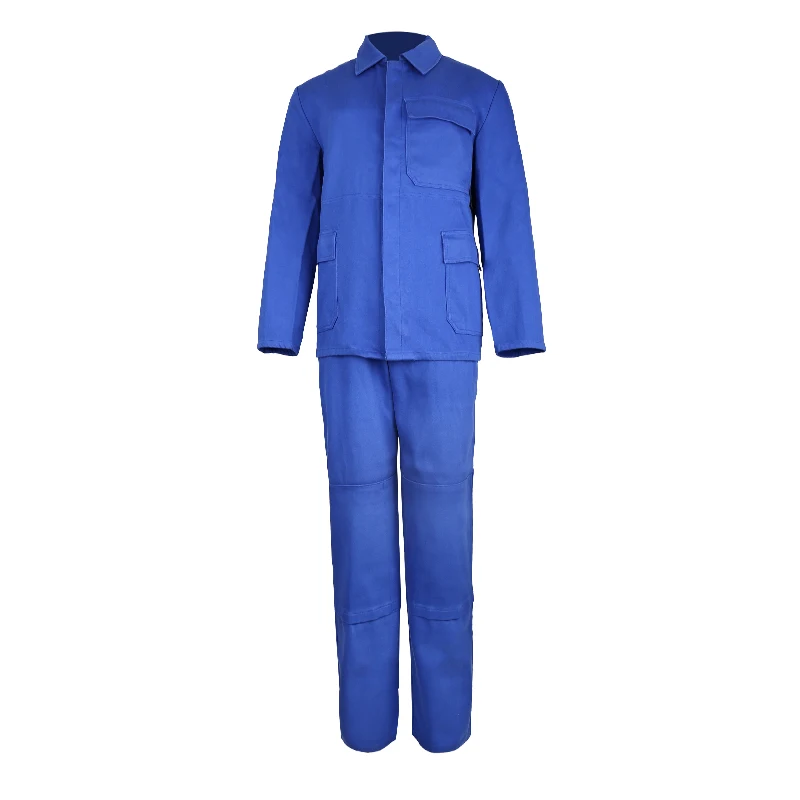 EN11612 Safety Jacket and pants  FR Clothing Flame Retardant Workwear with royal blue