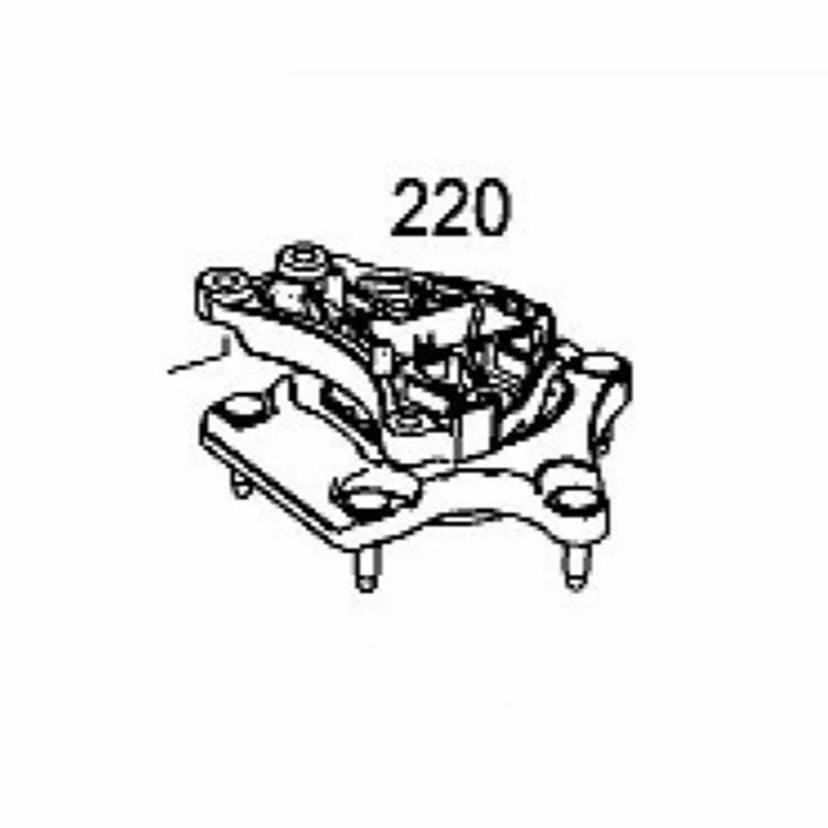 W217 Gearbox Mount For Mercedes Benz Car Auto Parts Transmission Mounting W222 Transmission Mount 2222402918