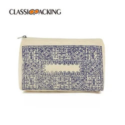 BSCI ISO Sedex FAMA Factory Wholesale Makeup Travel Bag Eco-friendly Organic Cotton Cosmetic Bag