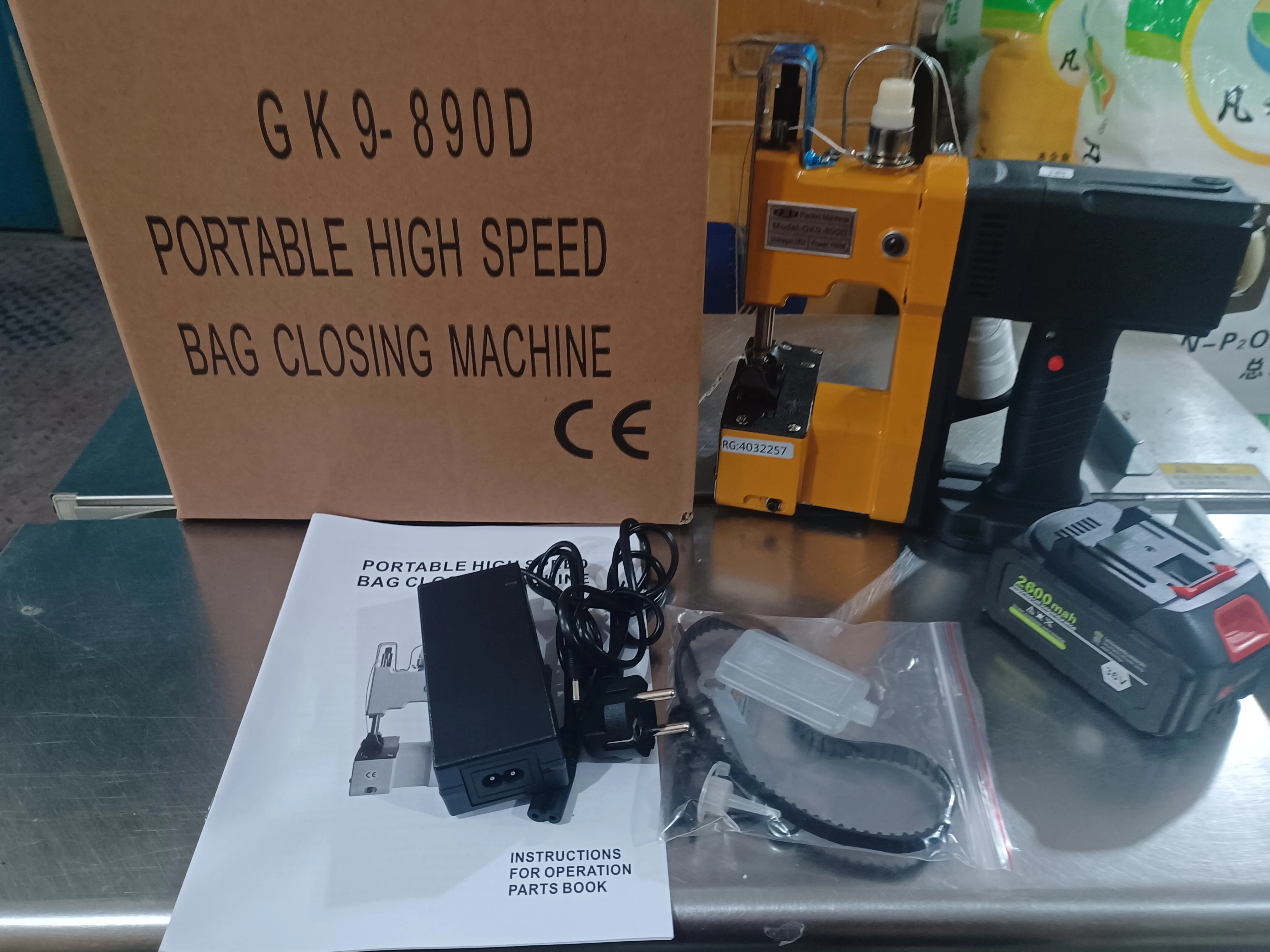 GK9-890D High speed Portable bag sealing sewing machine