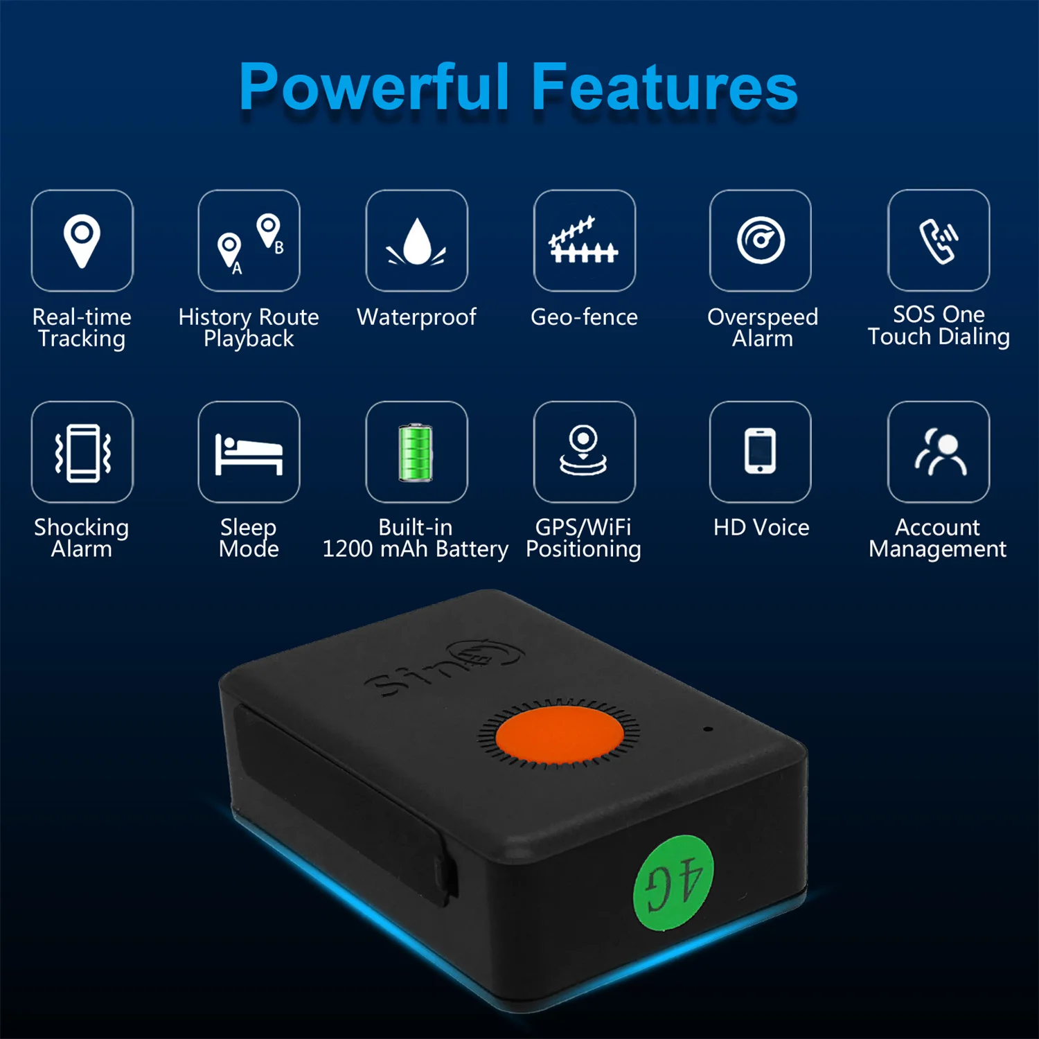Велосипедный трекер 4G LTE SinoTrack ST-904L GPS устройство слежения автомобильный мотоцикл