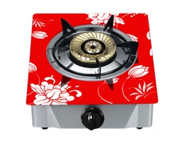 Single burner gas stove glasstop 1 burner gas cooker hot sell for gas cooker cylinder LPG table top cooker good quality stove