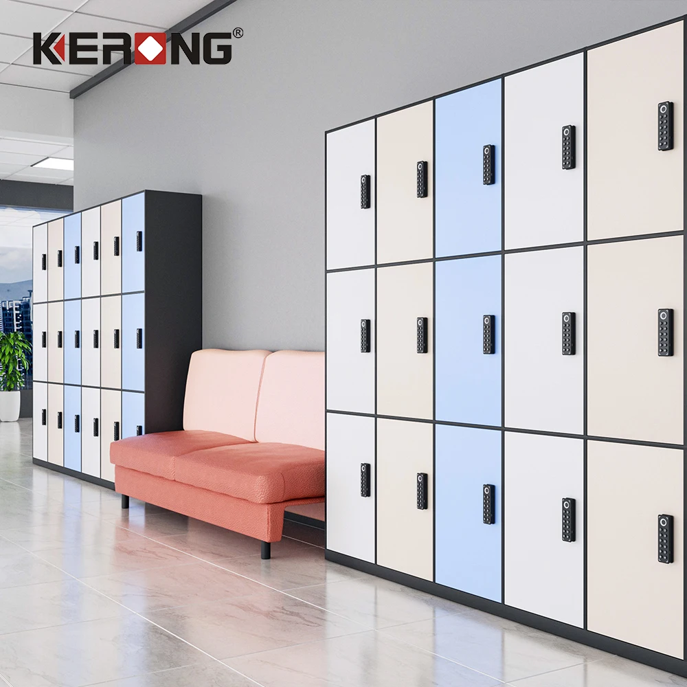 KERONG Digital Gym Locker Cabinet Lock File Cabin Intelligent Electronic Fingerprint Lock