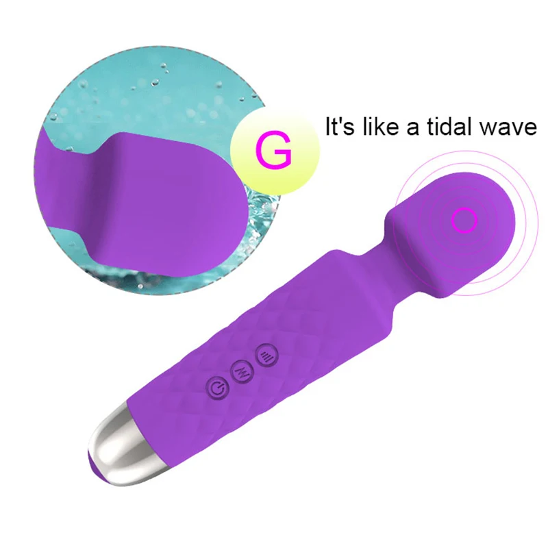 New Arrival USB Powered Female Vagina Dildo G Spot Massager Small AV Vibrator for Masturbation Wholesale Sex Toy