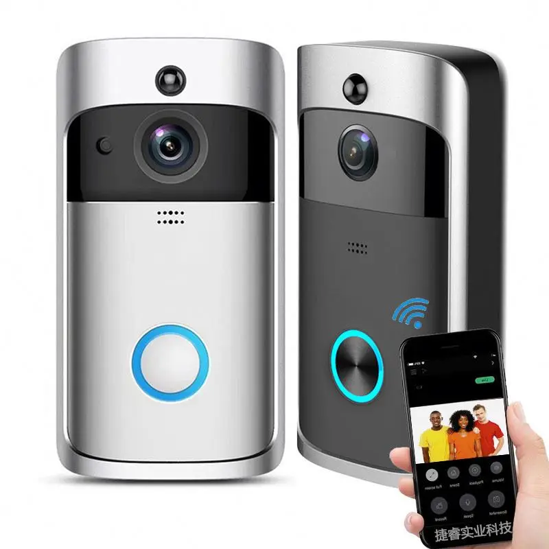 Video Door Phone Smart Wifi Doorbell Wireless Doorbell With Camera Intercom Wireless Ring Doorbell Hotel