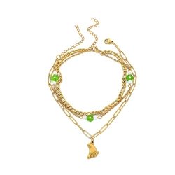 Factory hot sale cicret bracelet friendship bracelet golden chain anklet suitable for parties