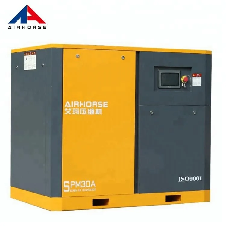 China manufacturer 37kw industrial direct drive screw air compressor machine with drying