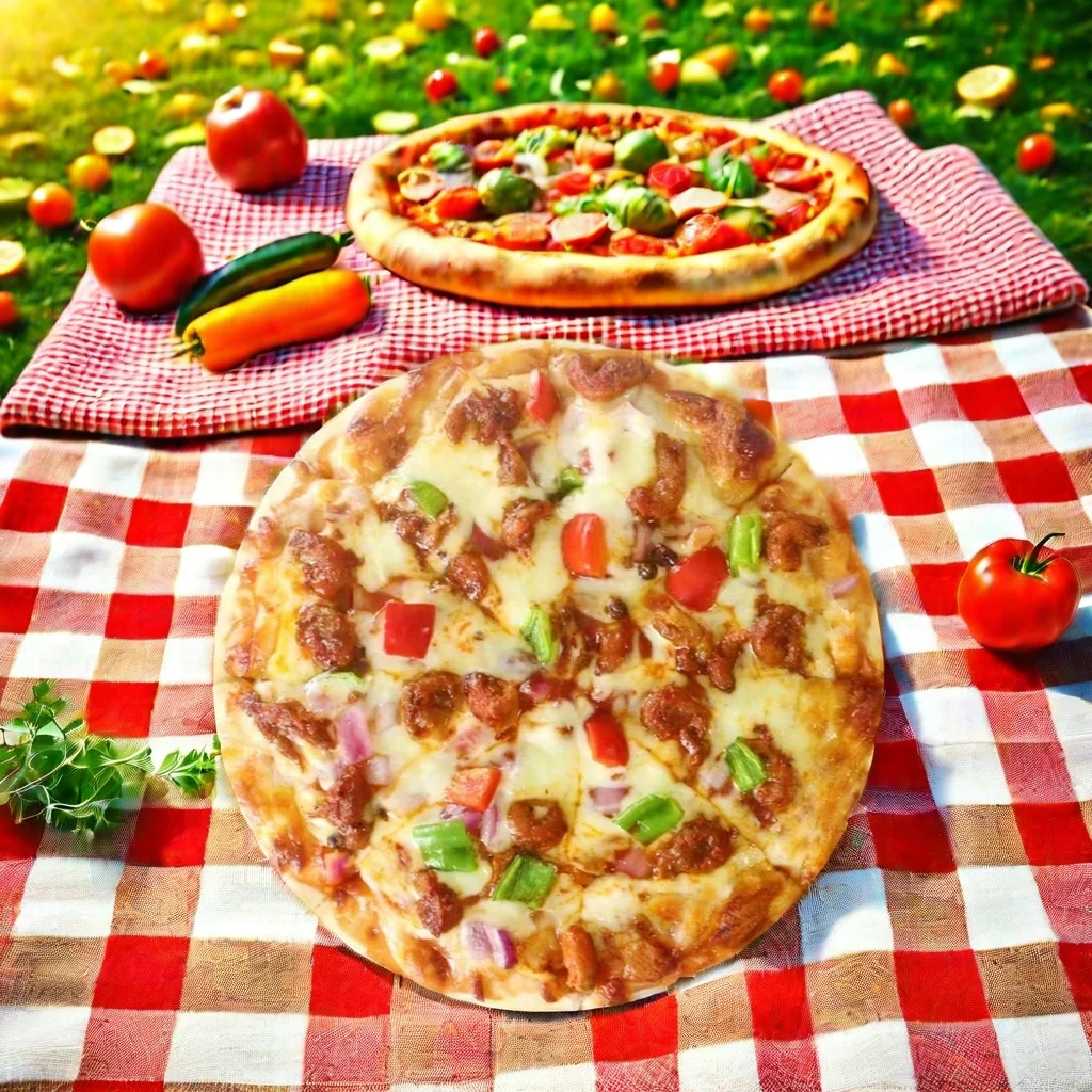 Cream Coffee shop Baking Hotel 6-inch spicy crayfish frozen pizza