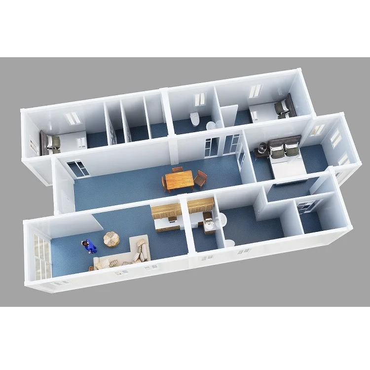 2020 недорогой небольшой ураган доказательство prefab дома containerized модульный дом для продажи