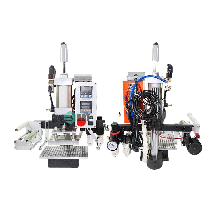 Digital Pneumatic Hot Stamping Machine Embossing Hot Stamping Machine For Leather Marking Leather Logo Stamping Machine
