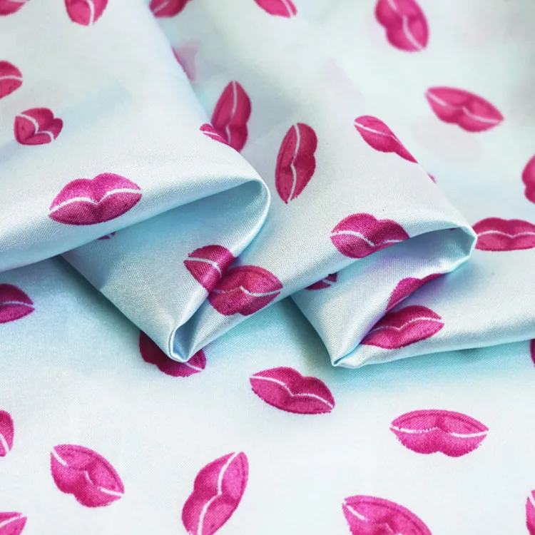 Индивидуальная цветная шелковая стрейчевая атласная ткань атласная полиэфирная ткань