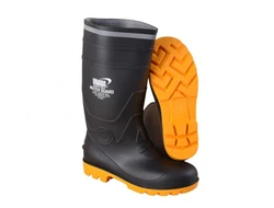 Kids shoes rain boots working pvc rain boots for safety